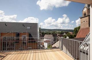 Wohnung kaufen in Markstr. 30, 74363 Güglingen, Über den Dächern von Güglingen: Traumhaft Neubau Duplex Eigentumswhg. mit Südbalkon & Dachstudio!