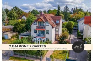 Wohnung kaufen in 14167 Zehlendorf, Exklusive ETW mit zwei Balkonen, privatem Gartenanteil und Garage in ruhiger Berliner Toplage!