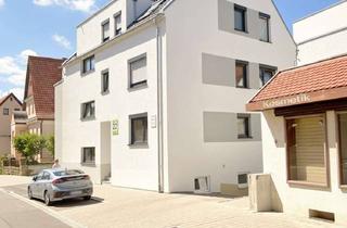Wohnung mieten in Königstraße 22, 71139 Ehningen, Neubau • Provisionsfrei • 3-Zi.-DG mit EBK, Loggia, TG-Stellplatz & großer Bühne • S-Bahn 2 Min.