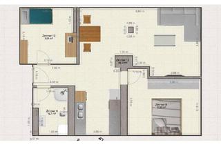 Wohnung mieten in 44369 Huckarde, Renovierte Dachgeschosswohnung mit Klimaanlage, Kaltmiete 650 €