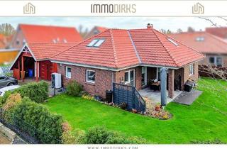 Haus kaufen in 26723 Larrelt, Larrelt: Ankommen & Wohlfühlen: Moderner Bungalow mit Garten und viel Komfort