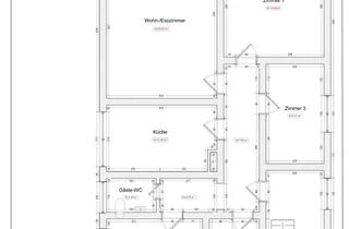 Wohnung mieten in 33175 Bad Lippspringe, Frisch sanierte 4-Zimmer-Wohnung mit geh. Innenausstattung, Balkon und Garten