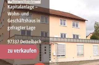 Mehrfamilienhaus kaufen in 97337 Dettelbach, Dettelbach - Wohn- und Geschäftshaus mit Entwicklungschance in Dettelbach