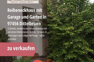 Haus kaufen in 97456 Dittelbrunn, Dittelbrunn - Charmantes Reiheneckhaus mit Potenzial - Ihr Familienglück in Top-Lage!