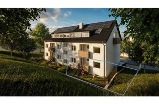 Wohnung kaufen in 79249 Merzhausen, Helle 3-Zimmer-Wohnung mit Garten im 1. OG mit zwei Balkonen (KFW70)