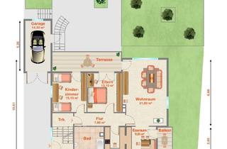 Wohnung kaufen in 76275 Ettlingen, 5-Zimmer Whg. auf zwei Etagen in Schöllbronn -Vermietbar in 2 Einheiten + 2 Stellplätze