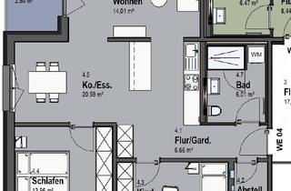 Wohnung mieten in Taunusstraße 12, 56379 Holzappel, Schicke 3-Zi-Wohnung im Erstbezug (4-OG)
