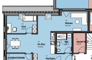 Wohnung mieten in Taunusstraße 12, 56379 Holzappel, 3-Zi-Dachgeschosswohnung im Erstbezug mit Fernblick (7-DG)
