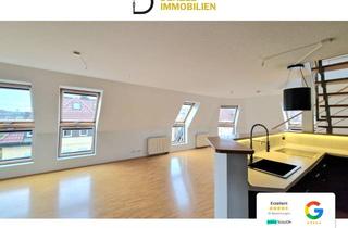 Wohnung mieten in 70372 Bad Cannstatt, Elegante Maisonette im Dachgeschoss mit offener Wohnküche, Kamin und Loggia