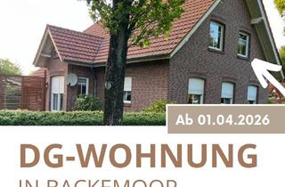 Wohnung mieten in Feldhörnstraße 23, 26817 Rhauderfehn, Helle 3-Zimmer Dachgeschosswohnung mit Garten in Backemoor /Rhauderfehn