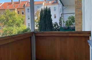 Wohnung mieten in Weißestraße, 04299 Stötteritz, Den Feierabend auf dem Balkon genießen.