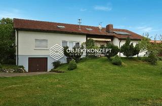 Haus kaufen in 89537 Giengen, Provisionsfrei! 3-Familienhaus mit 3.600 m² Oase in der Natur + 12.600 m² Erbpachtgrundstück