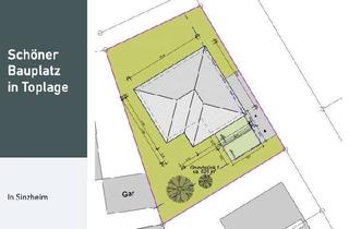 Grundstück zu kaufen in 76547 Sinzheim, Großes Grundstück in ruhiger Sackgasse von Sinzheim – ideal für Bungalowbebauung
