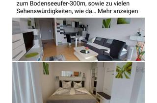 Immobilie mieten in Polozkerstr, 88045 Friedrichshafen, 680 € - 39 m² - modern,voll ausgestattete 1.5 Zimmerwohnung mit Balkon, Bergsicht, Nähe Uni,