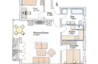 Wohnung mieten in Sternstraße, 85235 Odelzhausen, Gepflegte 3-Zimmer-Wohnung mit Balkon in Odelzhausen