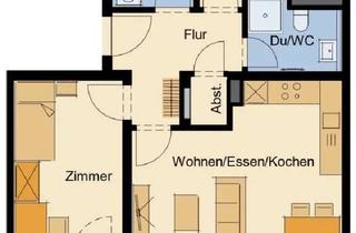 Wohnung mieten in 78050 Villingen-Schwenningen, Elegante 3-Zimmer Wohnung mit Balkon in Villingen, Friedrichspark