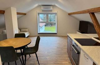 Wohnung mieten in 86641 Rain, Erstbezug - voll möblierte DG-Wohnung mit Klima & Internet in Bayerdilling