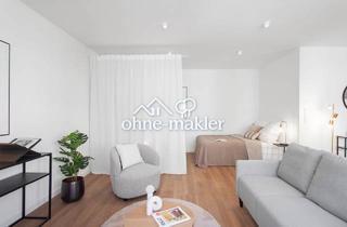 Wohnung mieten in 40215 Düsseldorf, Erstbezug nahe Kö: Exklusives 1,5-Zi.-Apartment, EBK, Balkon, Aufzug, Möbliert