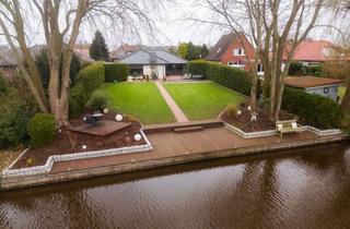 Haus kaufen in 26759 Hinte, Rarität in Toplage: Einzigartiger Bungalow mit privatem Wasserzugang