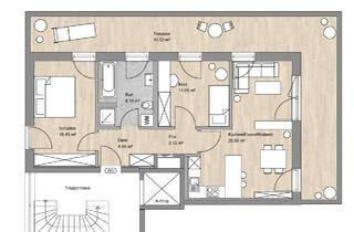 Wohnung kaufen in 93152 Nittendorf, Nittendorf - Eigentumswohnung 87,66m² inklusive Balkon, und 2 Stellplätze