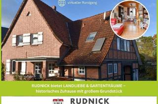 Haus kaufen in 31515 Wunstorf, Wunstorf - RUDNICK bietet LANDLIEBE & GARTENTRÄUME - historisches Zuhause mit großem Grundstück