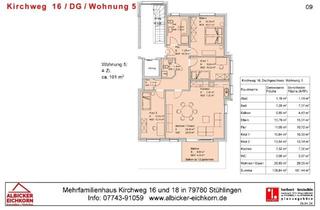 Wohnung kaufen in Kirchweg 16, 79780 Stühlingen, Stühlingen - 4Zi. DG mit Balkon ca. 101 m²-Wohnung 5-Kirchweg 16-79780 Stühlingen