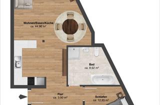 Wohnung kaufen in 97337 Dettelbach, Erstbezug nach Sanierung: 3-Zi.-Wohnung mit Balkon in Dettelbach