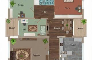 Wohnung mieten in Osloer Weg 48, 67069 Pfingstweide, Gepflegte 5-Zimmer Wohnung im 3. OG mit Balkon in Pfingstweide