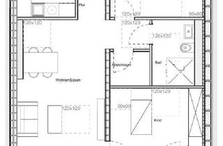 Sozialwohnungen mieten in Schopenhausstraße 13, 63743 Aschaffenburg, Attraktive 3‑Zimmer Wohnung mit Balkon im 1. OG in Aschaffenburg-Nilkheim mit WBS2