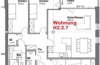 Wohnung mieten in Flaesheimer Straße, 45721 Haltern am See, H 2.2.7 | Großzügige Neubauwohnung | Klimaschutzsiedlung | Haltern am See
