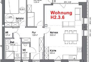 Wohnung mieten in Flaesheimer Straße, 45721 Haltern am See, H 2.3.6 | Großzügige Neubauwohnung | Klimaschutzsiedlung | Haltern am See