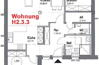 Wohnung mieten in Flaesheimer Straße, 45721 Haltern am See, H 2.3.3 | Großzügige Neubauwohnung | Klimaschutzsiedlung | Haltern am See