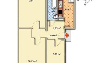 Wohnung mieten in Berolinastraße 32, 10178 Mitte (Mitte), Helle 3-Zimmer Wohnung im 2. OG in Berlin-Mitte WG geeignet