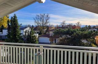 Wohnung mieten in 82362 Weilheim, Panoramabergblick in bester Wohnlage- exklusive 3-Zimmer-DG-Wohnung mit Gartenanteil