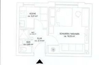 Wohnung mieten in Berliner Straße 19a, 25541 Brunsbüttel, 1-Zimmer Erdgeschosswohnung in Brunsbüttel