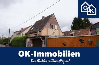 Haus kaufen in 39343 Schackensleben, Schackensleben- sanierungsbedürftiges EFH mit 2 Garagen und großem Garten