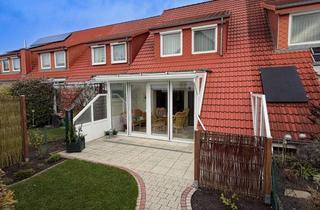 Reihenhaus kaufen in 18059 Biestow, Wohnen am Stadtrand! Reihenhaus mit 4 Zimmern, Wintergarten, Terrasse, Carport, HWR