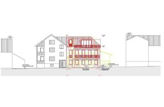 Grundstück zu kaufen in 72810 Gomaringen, Bauplatz für genehmigtes 5-Fam.Haus mit modernisiertem Wohnhaus vermietet, provisionsfrei