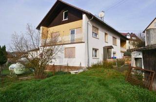 Einfamilienhaus kaufen in 97705 Burkardroth, freistehendes Einfamilienhaus mit Garage, Scheune und großer Obstbaumwiese
