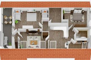 Wohnung mieten in 64807 Dieburg, Frisch renovierte 4 Zimmer Wohnung mit Südbalkon in ruhiger Lage von Dieburg