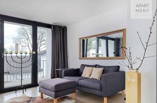 Wohnung mieten in Rheinbabenstraße 122-10, 47809 Linn, Außergewöhnliche, komplett möblierte 2-Zimmer-Wohnung mit Loggia in Krefeld-Linn