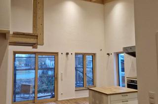 Haus mieten in Pfarrer-Streit-Straße, 94345 Aholfing, Doppelhaushälfte zur Miete – Erstbezug, sehr hoher Standard mit Sichtdachstuhl und Gründach