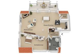 Loft kaufen in 88046 Friedrichshafen, Charmante, neuwertige, helle 2,5-Zi. Loft-Wohnung in Friedrichshafen!!