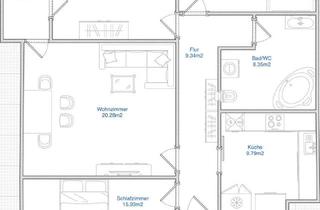 Wohnung kaufen in 72766 Reutlingen, Gepflegte 4-Zimmer Wohnung mit Balkon in Reutlingen