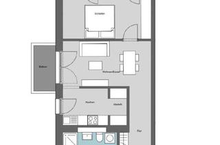 Wohnung mieten in 14612 Falkensee, Helle 2-Zimmer-Neubauwohnung mit Einbauküche & Balkon in Falkensee – Nachmieter gesucht