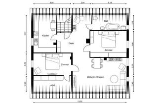 Wohnung mieten in Clara-Zetkin-Straße, 17279 Lychen, 3-Raum-Wohnung in Lychen, Stadt der Seen und Wälder