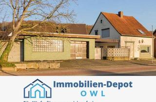 Gewerbeimmobilie kaufen in Bünder Straße 228, 32120 Hiddenhausen, Wohnen, Arbeiten, Gestalten – vielseitiges Wohn- und Gewerbehaus in Lippinghausen