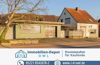 Gewerbeimmobilie kaufen in Bünder Straße 228, 32120 Hiddenhausen, Wohnen, Arbeiten, Gestalten – vielseitiges Wohn- und Gewerbehaus in Lippinghausen