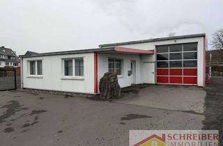 Gewerbeimmobilie kaufen in 57339 Erndtebrück, Halle in sehr guter Lage mit Büro, Sanitärräumen und Garagen in Erndtebrück-Schameder zu verkaufen