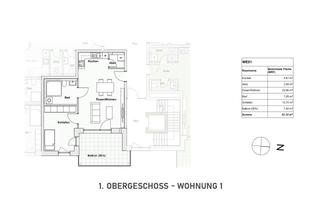 Wohnung kaufen in Rathausstraße 35, 65604 Elz, WHG. 01: Provisionsfrei KfW 40 Neubau Elz 2 Zimmer ca. 61 m² Balkon
